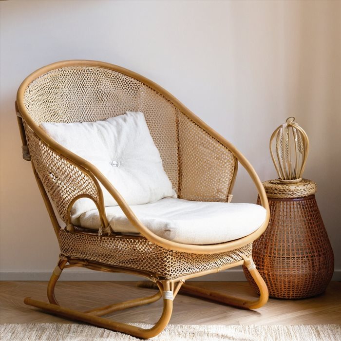 Restauration d'un Fauteuil en Rotin