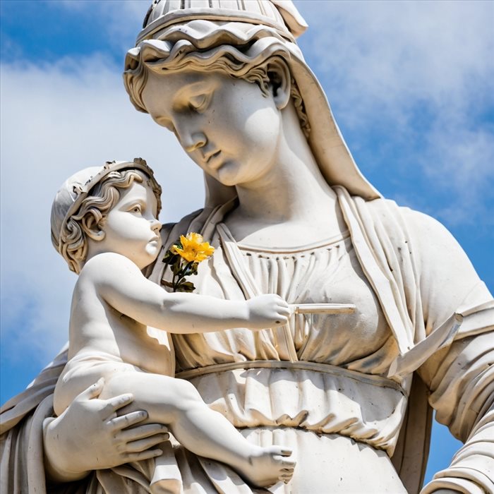 Restauration de Statue en Plâtre