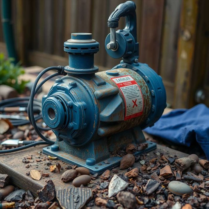 Marche à suivre et conseils pour changement de pompe de relevage