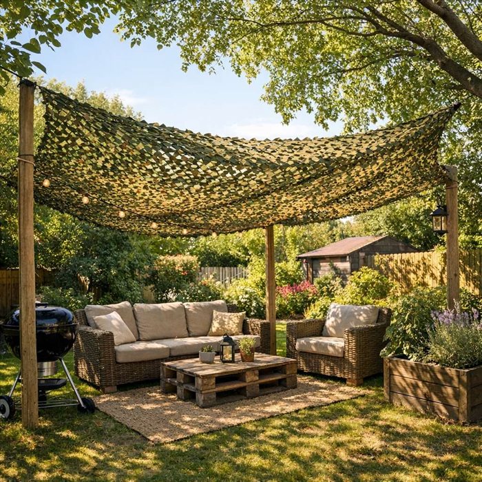 Installer un filet de camouflage dans son jardin : idées et conseils ...