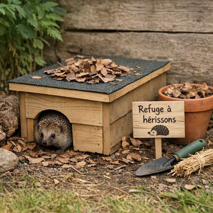 Fabriquer un refuge pour hérisson dans son jardin : guide pratique
