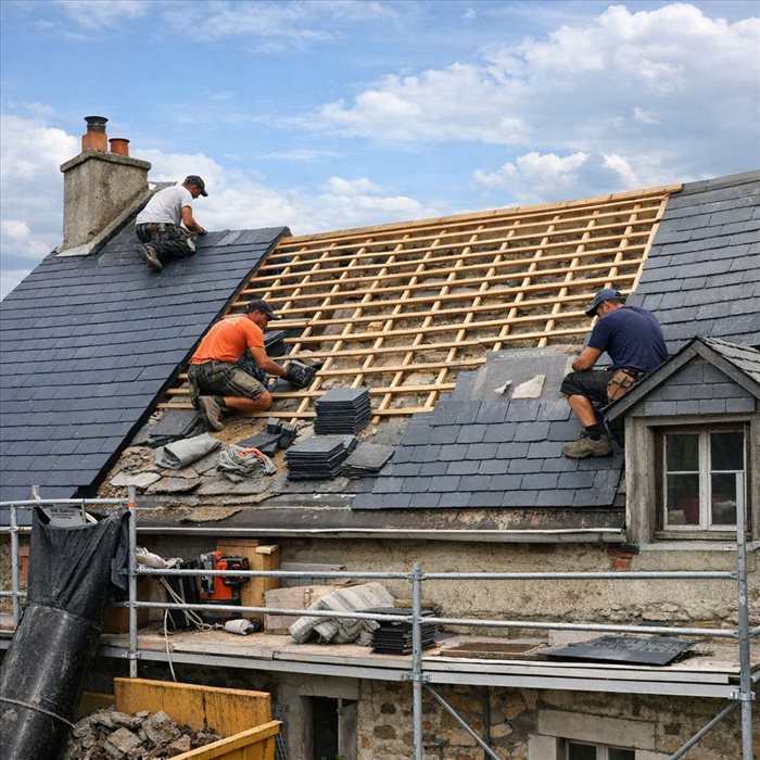 Réfection de toiture : signes d'alerte, étapes et prix au m²
