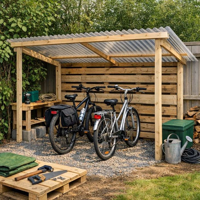 Comment fabriquer un abri vélo économique : guide simple et malin