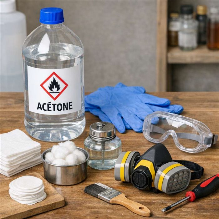 Comment utiliser l’acétone en toute sécurité ? Guide pratique