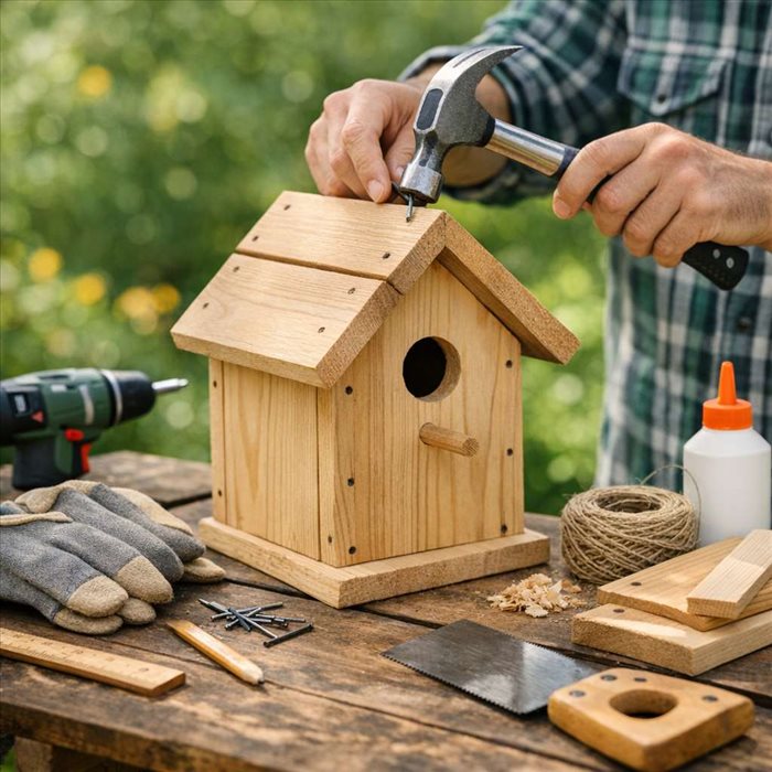 Fabriquer un abri pour oiseaux du jardin : guide simple