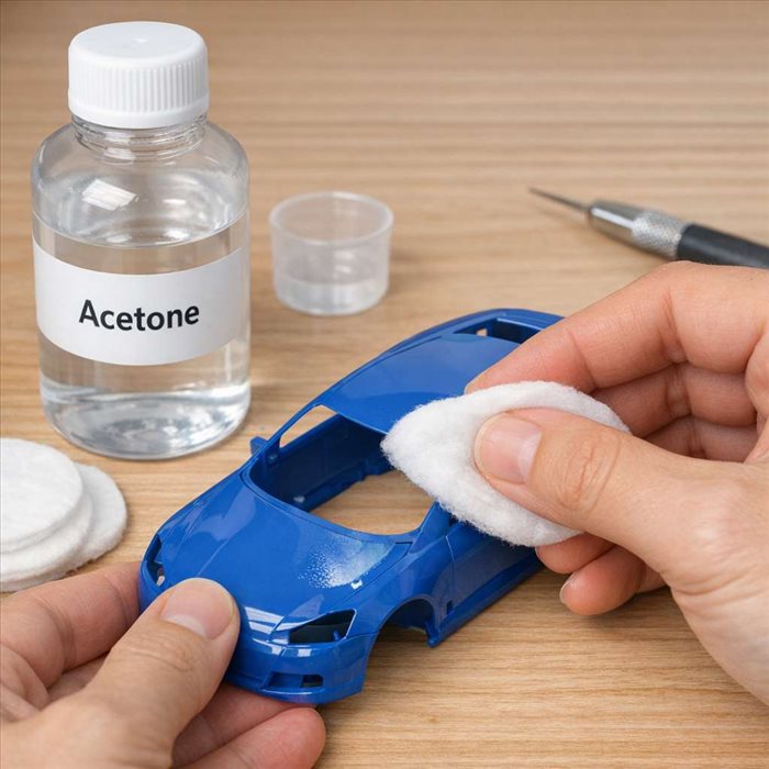 Comment utiliser l'acétone sur le plastique : guide pratique