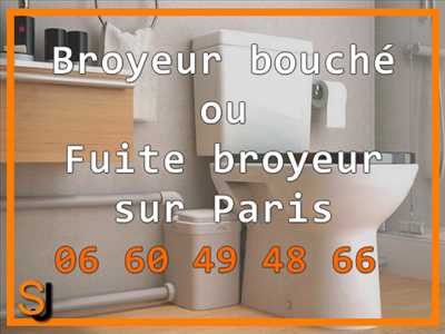 Photo plombier n°332 zone Paris par Stive